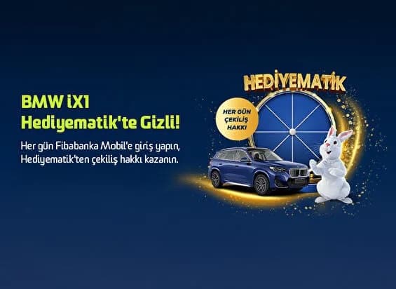Fibabanka Hediyematik BMW iX1 Çekilişi