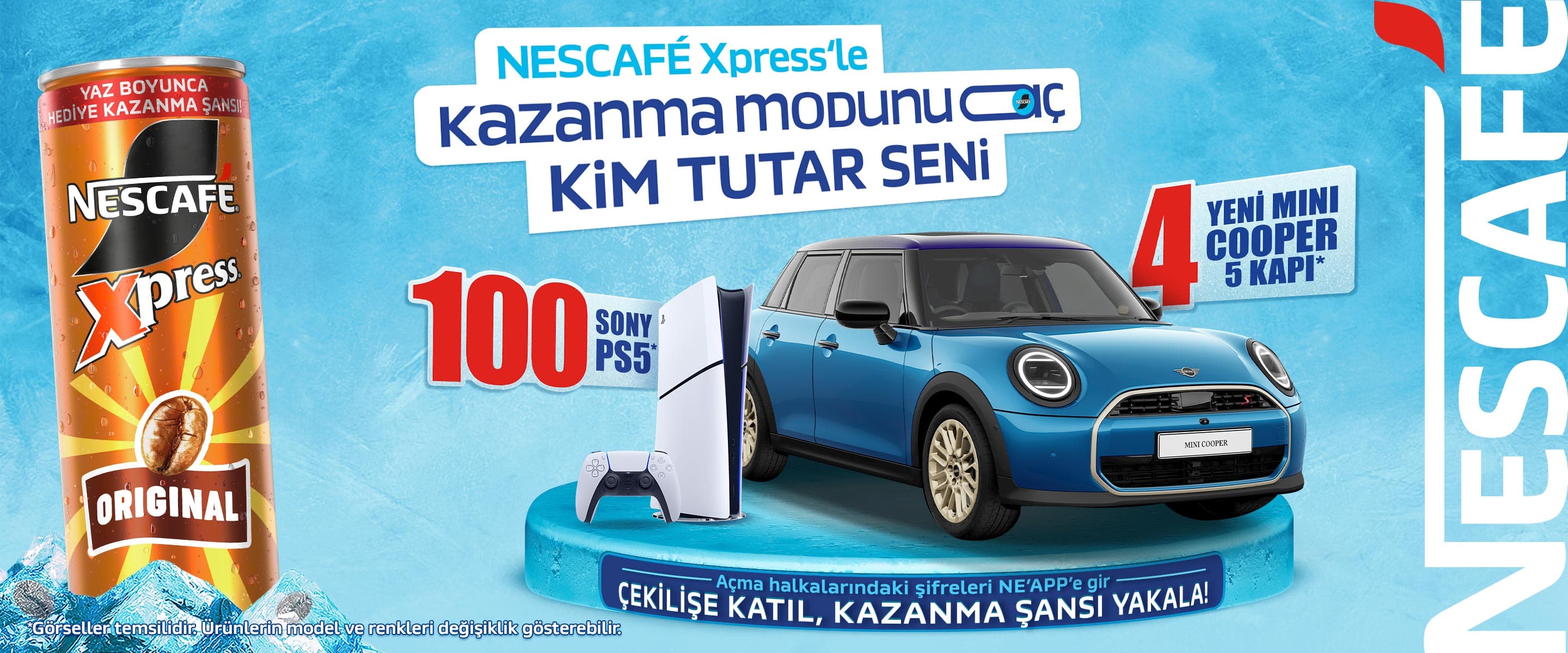 Nescafé Xpress Mini Cooper ve PlayStation 5 Çekilişi 2026